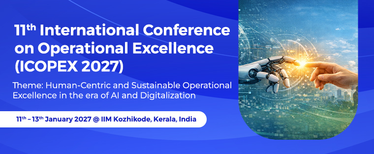 11th International Conference on Operational Excellence (ICOPEX 2027)